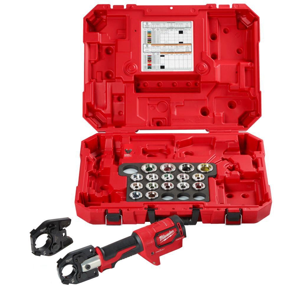 Milwaukee M18 FORCE LOGIC 600 MCM AL Crimper with 750 MCM Expanded Jaw (Bare Tool)
