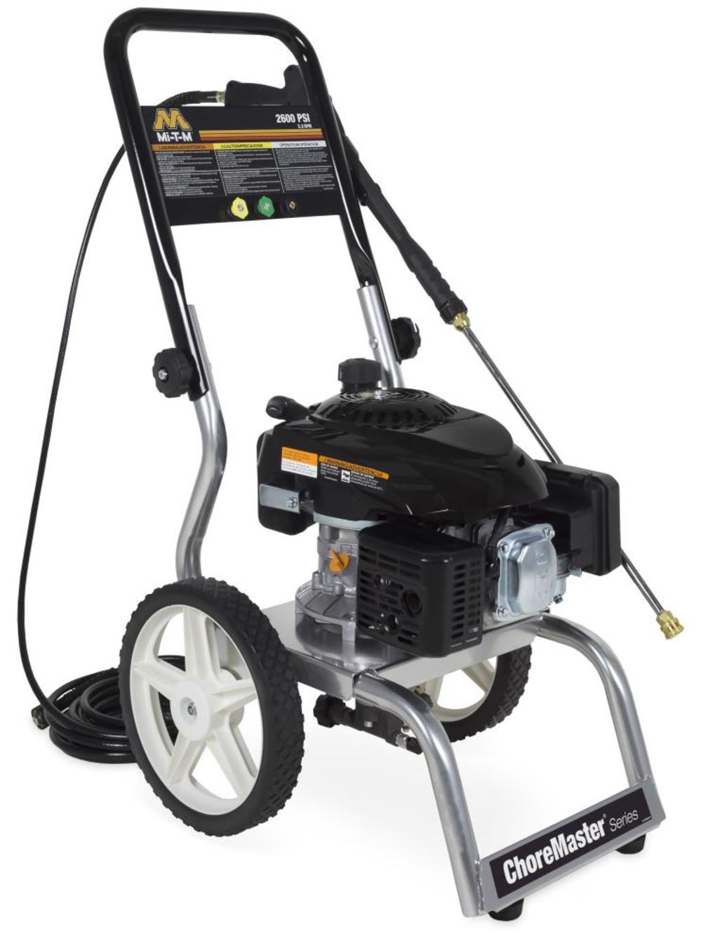 

Mi T M Pressure Washer 2600 PSI 2.2 gpm