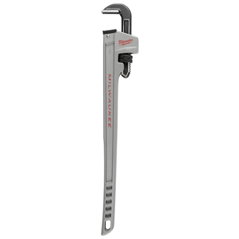 Milwaukee 14L Aluminum Pipe Wrench with POWERLENGTH Handle 48-22