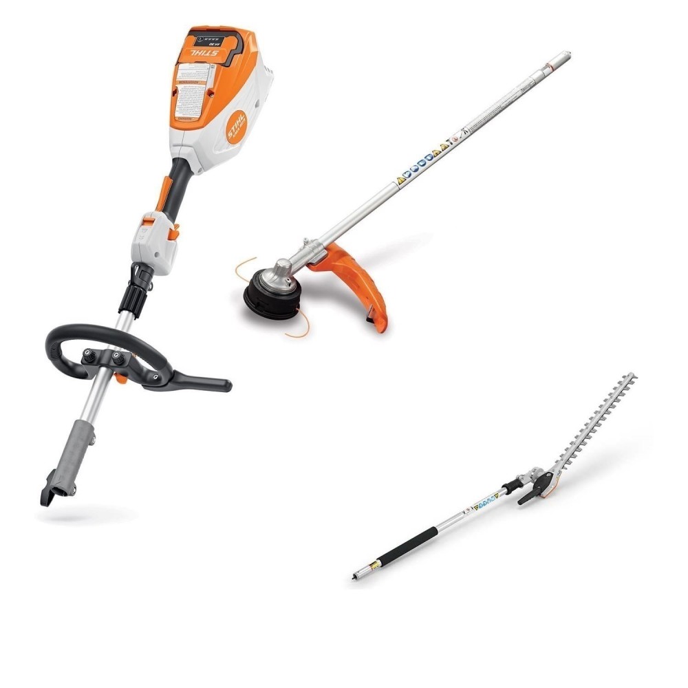 Stihl KMA 80 R KombiSystem with FS-KM Kit, HL-KM Hedge Trimmer Bundle ...