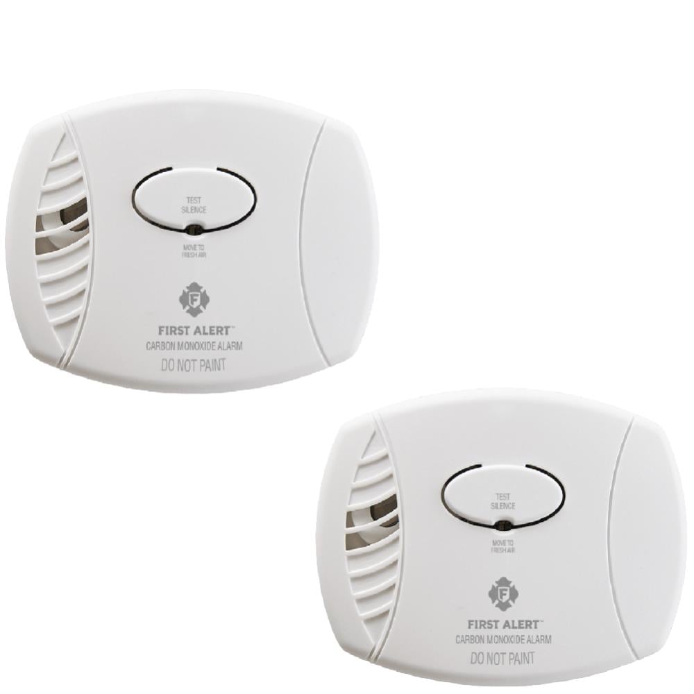 First Alert Carbon Monoxide Alarm Battery Operated - 2 Pack 1039741 ...