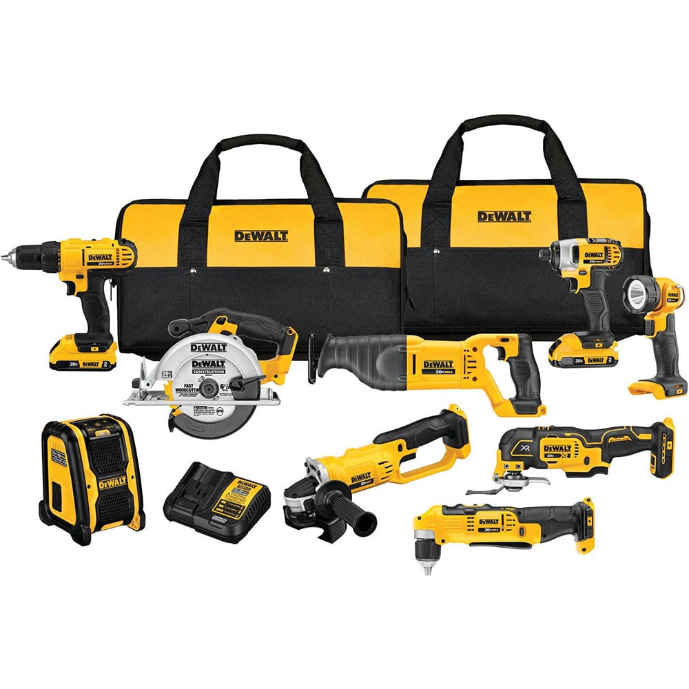 DWEセット DEWALT 20V Max 9 Tool Combo Kit with Soft Case DCK940D2 - Acme Tools