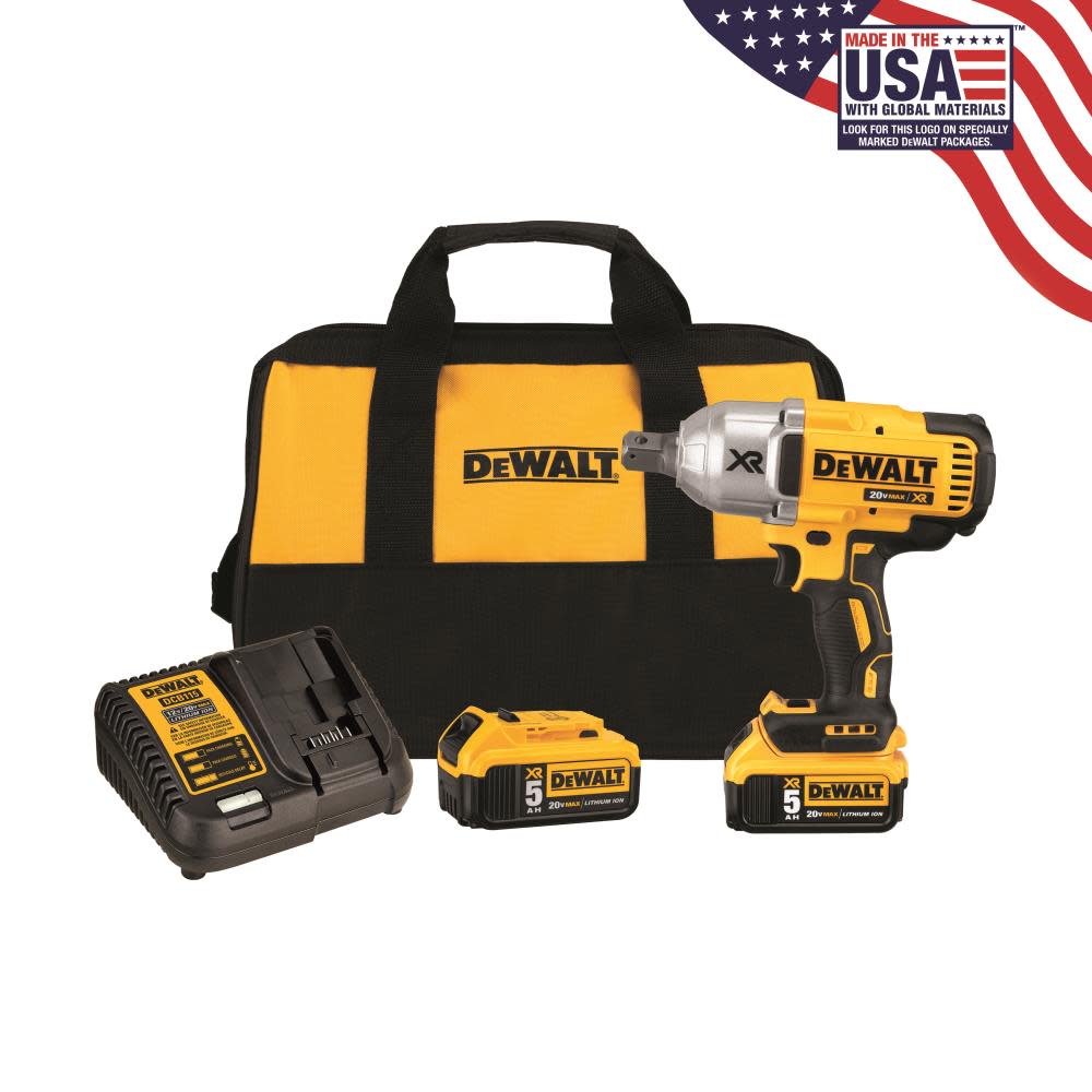 

DEWALT 20V MAX Brushless 3/4in Drive Cordless Impact Wrench Kit