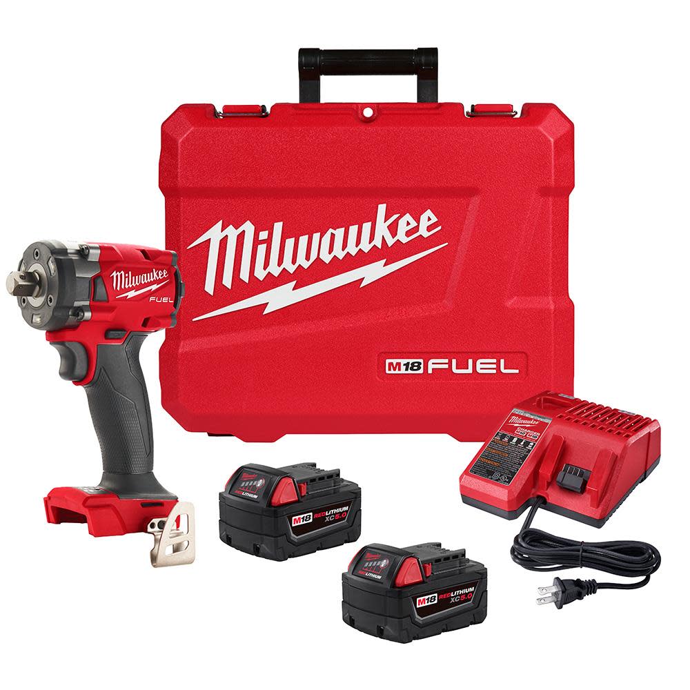 

Milwaukee M18 FUEL 1/2 Compact Impact Wrench with Pin Detent Kit