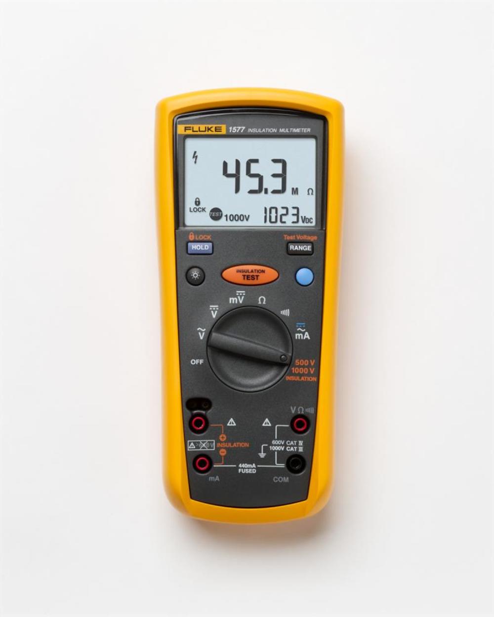 

Fluke 1577 500-1000V .1 - 600 Megohm Insulation Tester and Multimeter