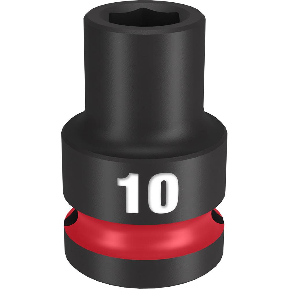 

Milwaukee Impact Socket 1/2" Drive 10mm Standard 6 Point