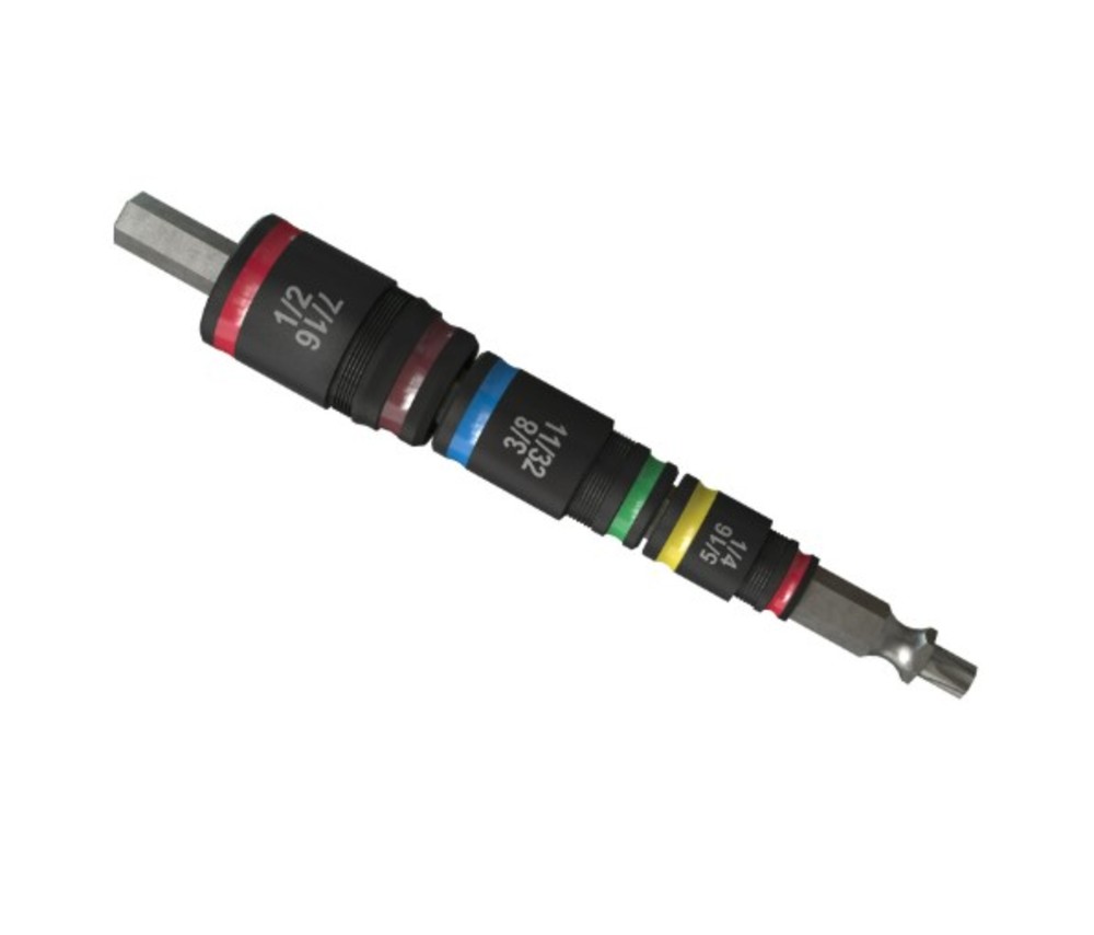 OUT1～25 Malco Products C-RHEX 7-in-1 Flip Bit Set, T25 (Star) Model with 1