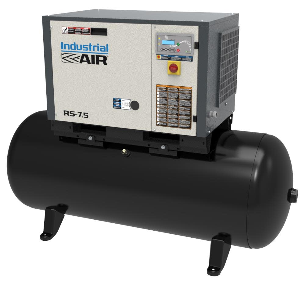 

Industrial Air 120 Gallon 7.5HP Rotary Screw Compressor