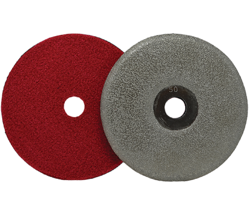 

National Flooring Equipment 5 In. Brazed Disc - 50 Grit