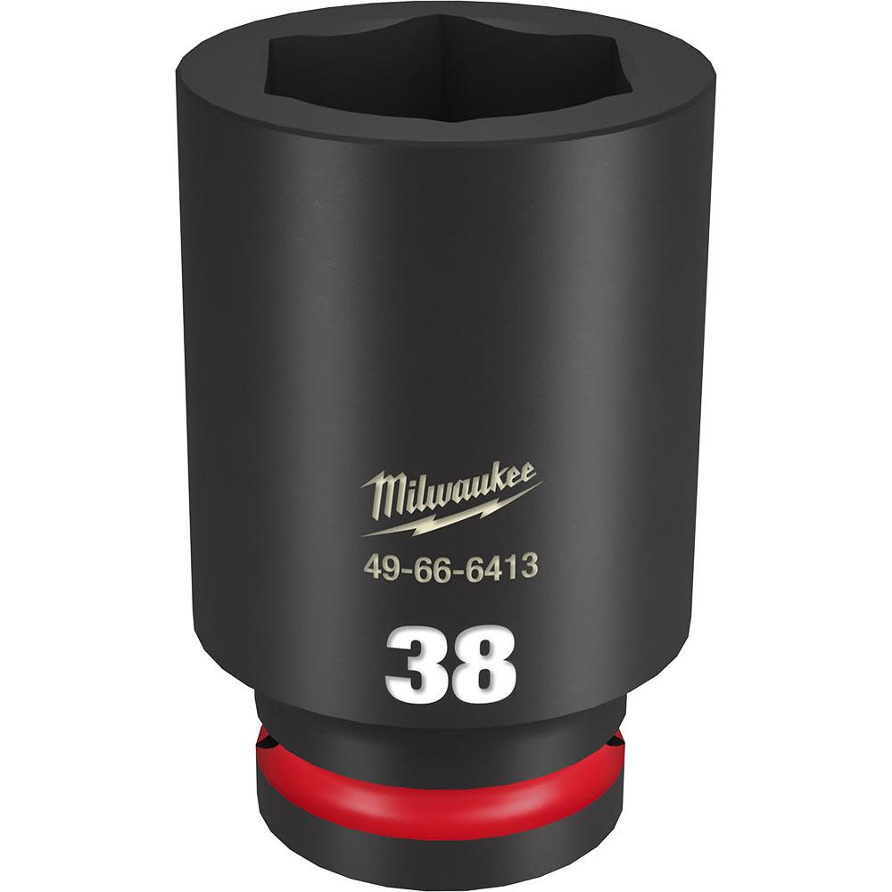 

Milwaukee SHOCKWAVE Impact Duty Socket 3/4" Drive 38MM Deep 6 Point