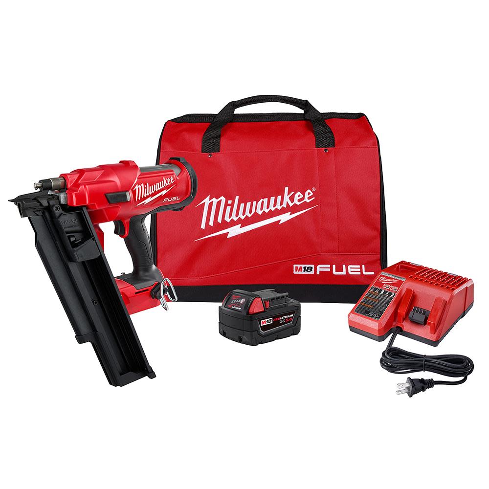 Milwaukee m18 fuel degree framing nailer kit hotsell
