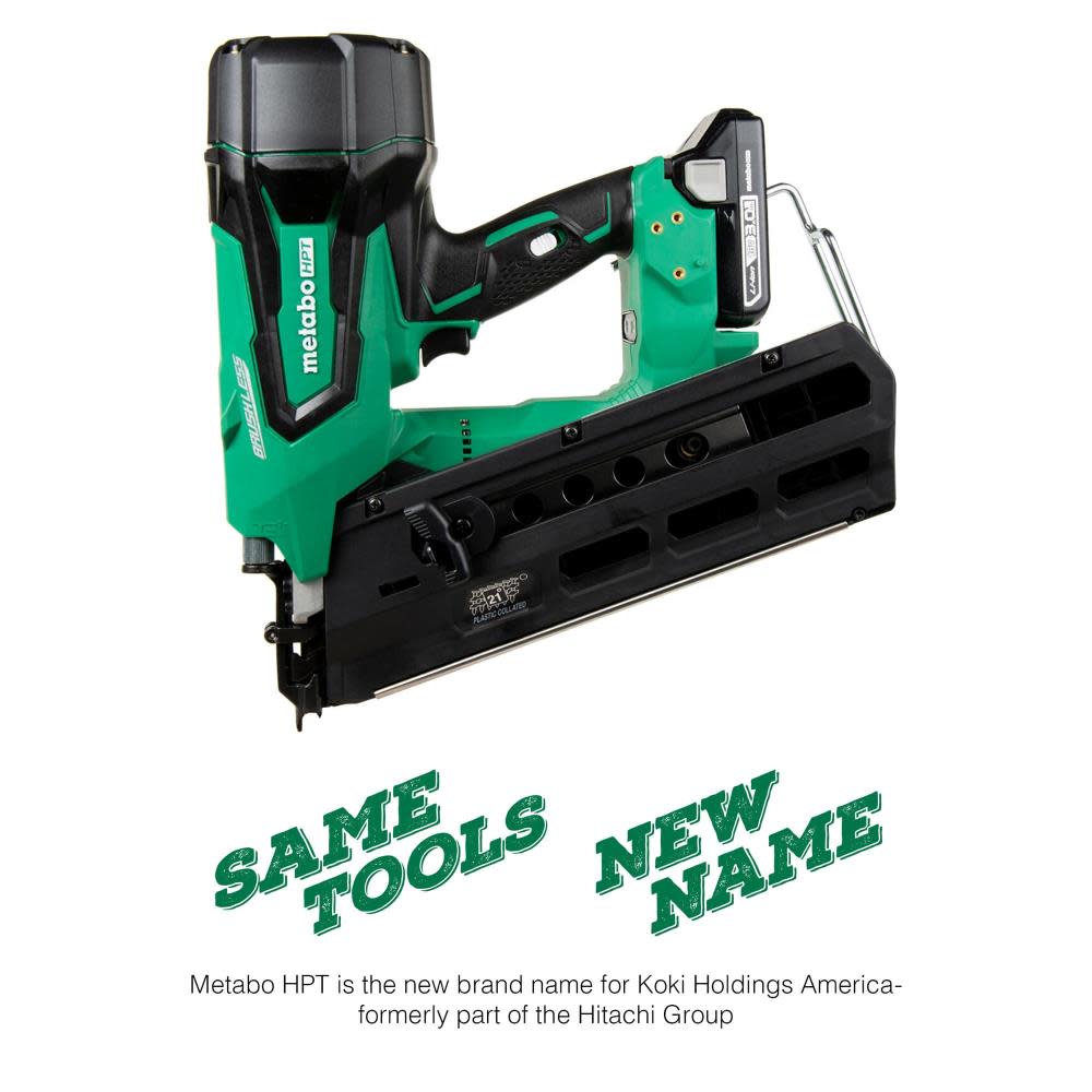 Metabo HPT 3-1/2 18V Cordless Plastic Strip Framing Nailer - Main Image