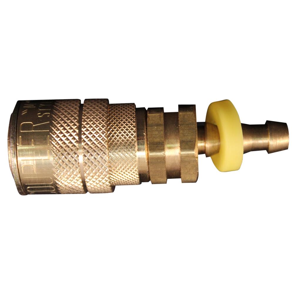 

Milton 1717-4 1/4" Hose Barb M-Style Push On and Lock Coupler