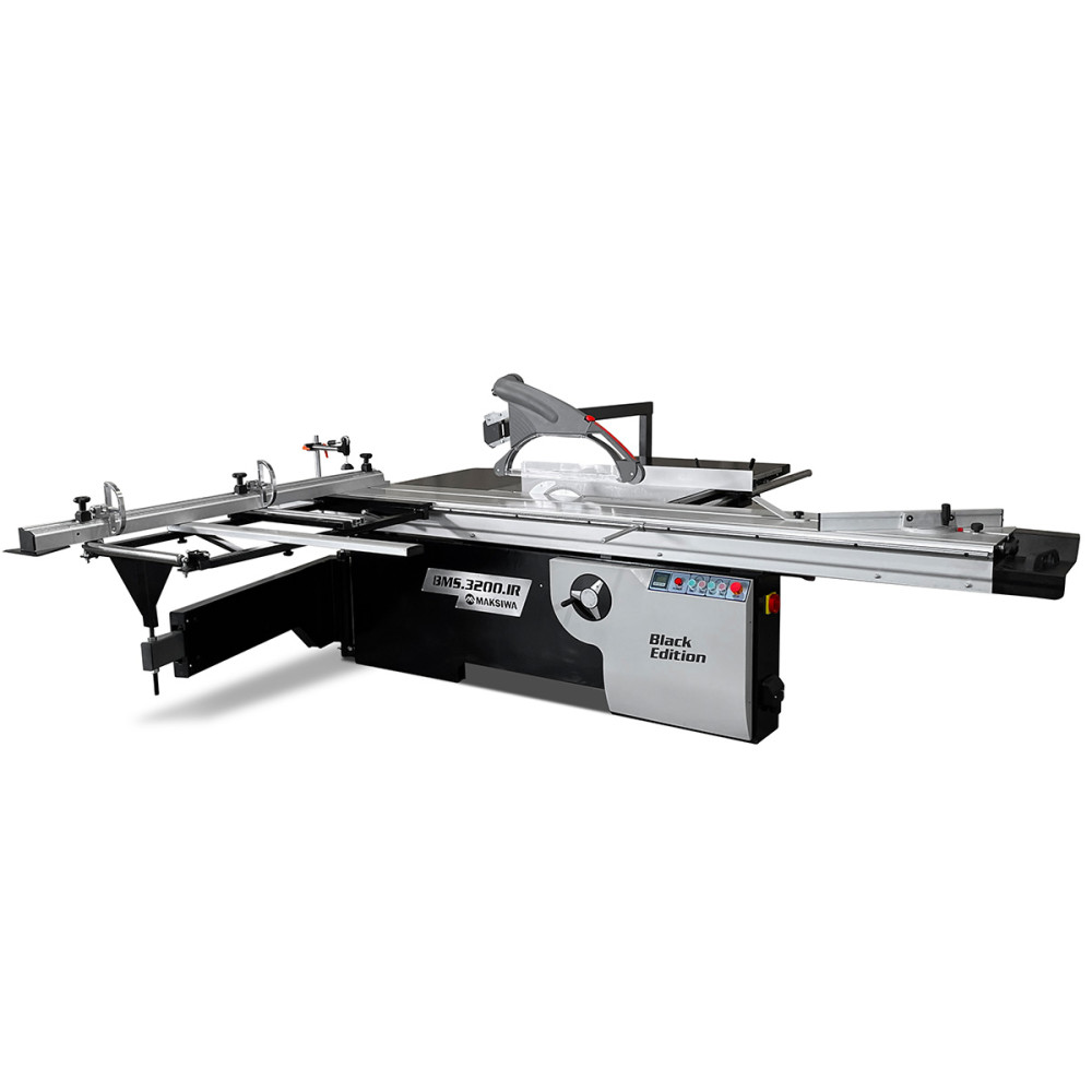 

Maksiwa International Sliding Panel Saw 5HP with Tilting Blade & Scoring Blade