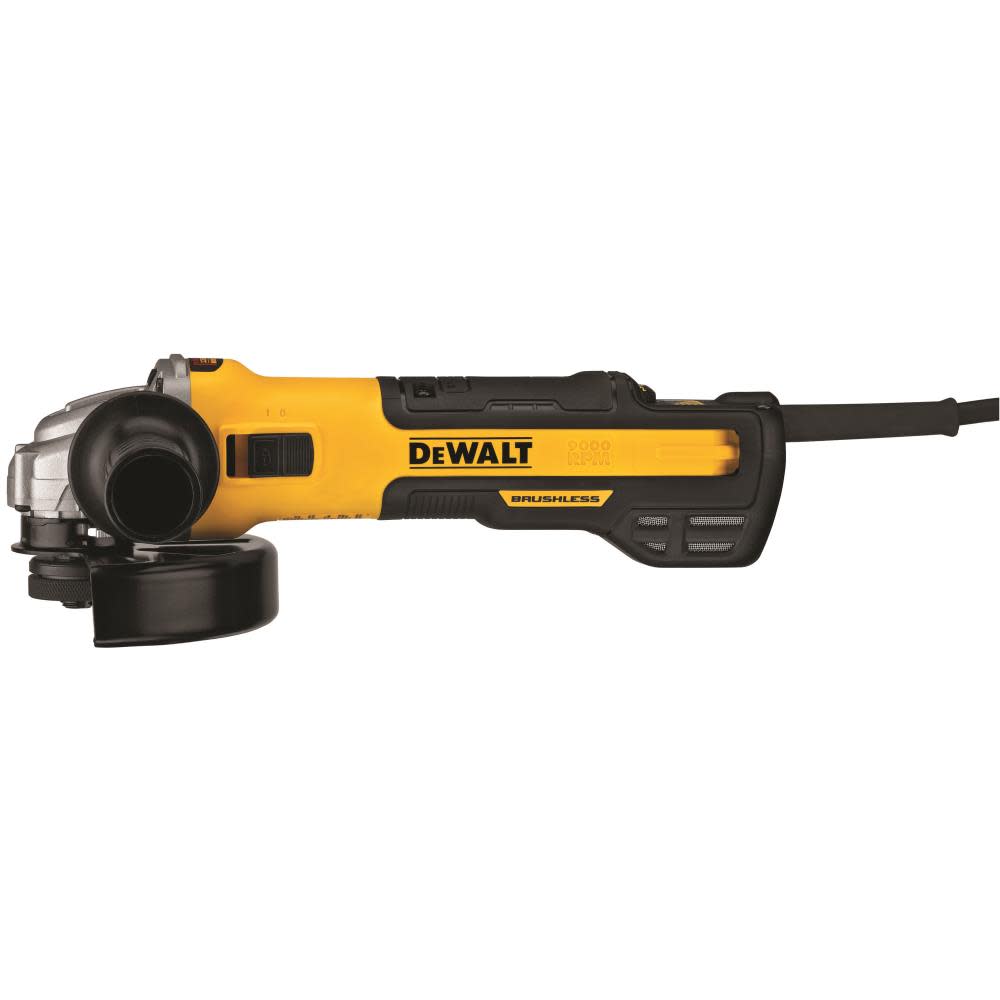

DEWALT 5" / 6" Small Angle Grinder with Slide Switch & Kickback Brake