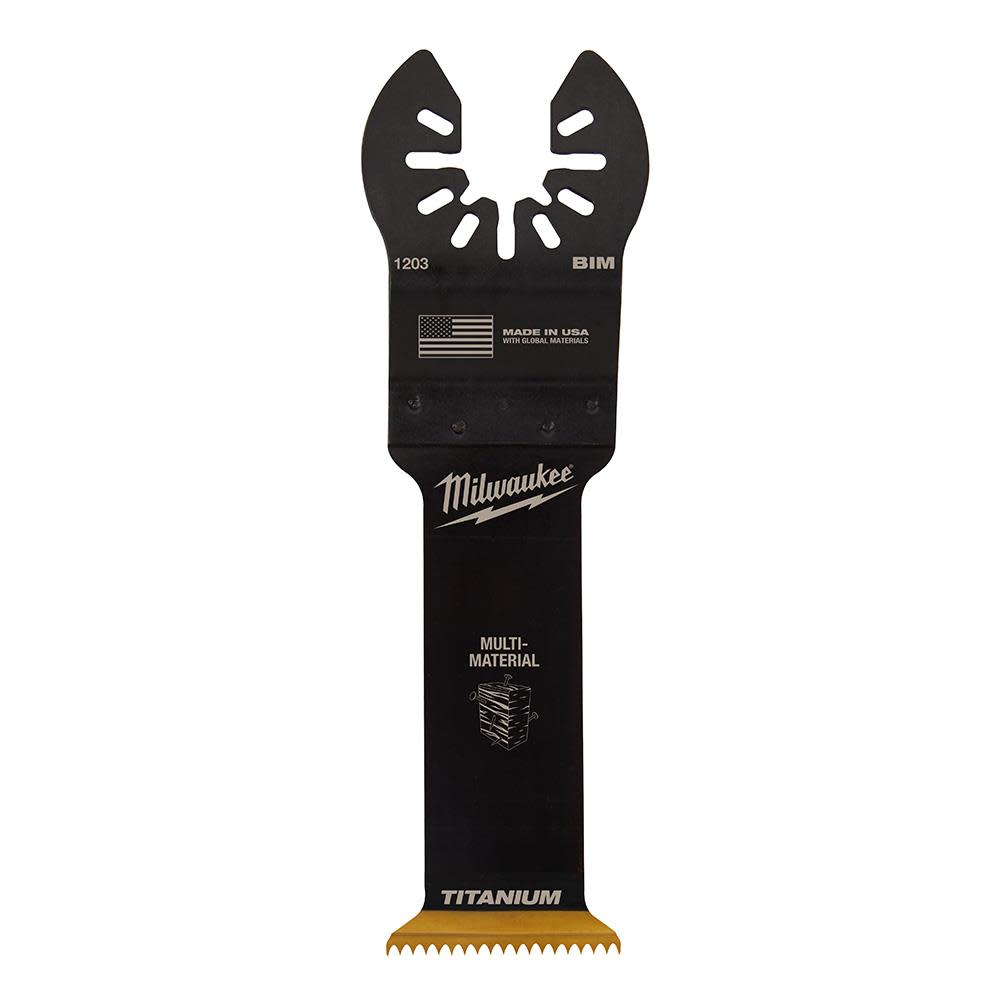 

Milwaukee OPEN-LOK 1-1/4" TITANIUM ENHANCED BI-METAL MULTI-MATERIAL BLADE 1PK