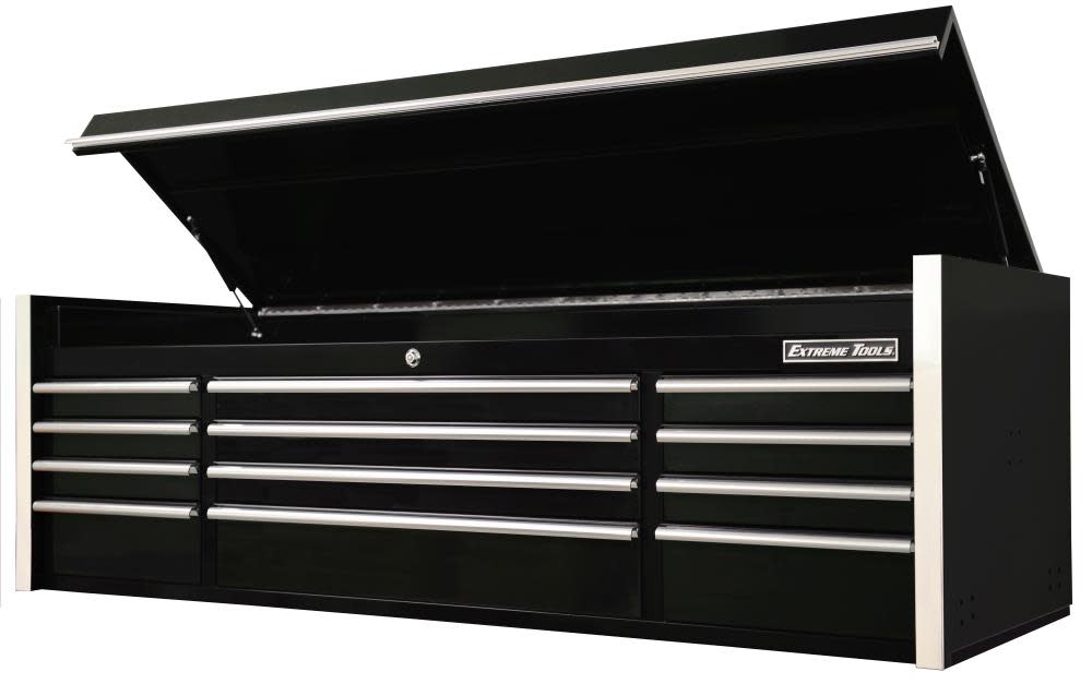 

Extreme Tools 72 In. 12-Drawer Top Chest Black