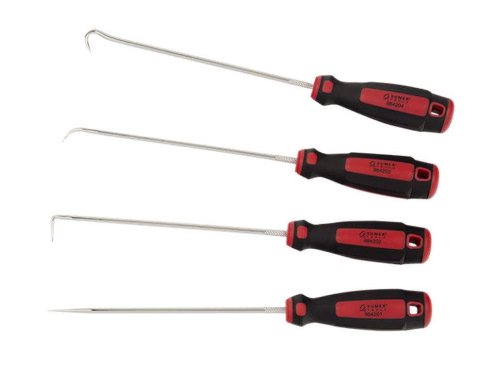 

Sunex 9-3/16 In. Hook & Pick Set 4 Pc