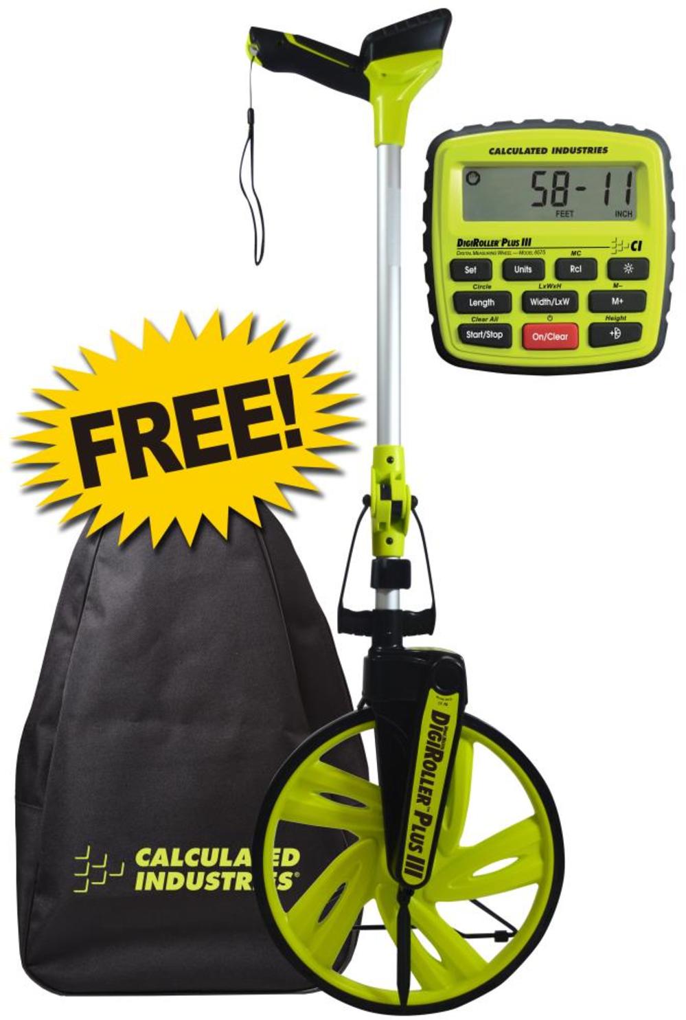 

Calculated Industries Wheel Master DigiRoller Plus III Digital Measuring Wheel