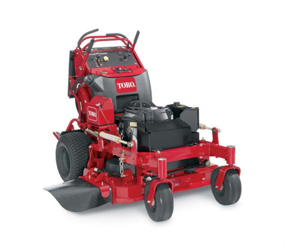 

Toro GrandStand Stand On/Walk Behind Lawn Mower 36" Kawasaki FS541V Engine 15 HP 603cc