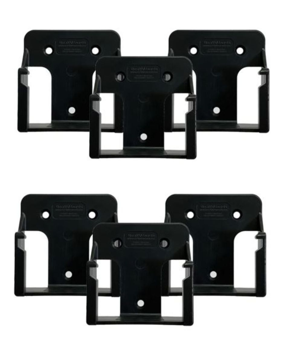 

Stealthmounts Black Battery Mount For Metabo HPT Batteries 6pk