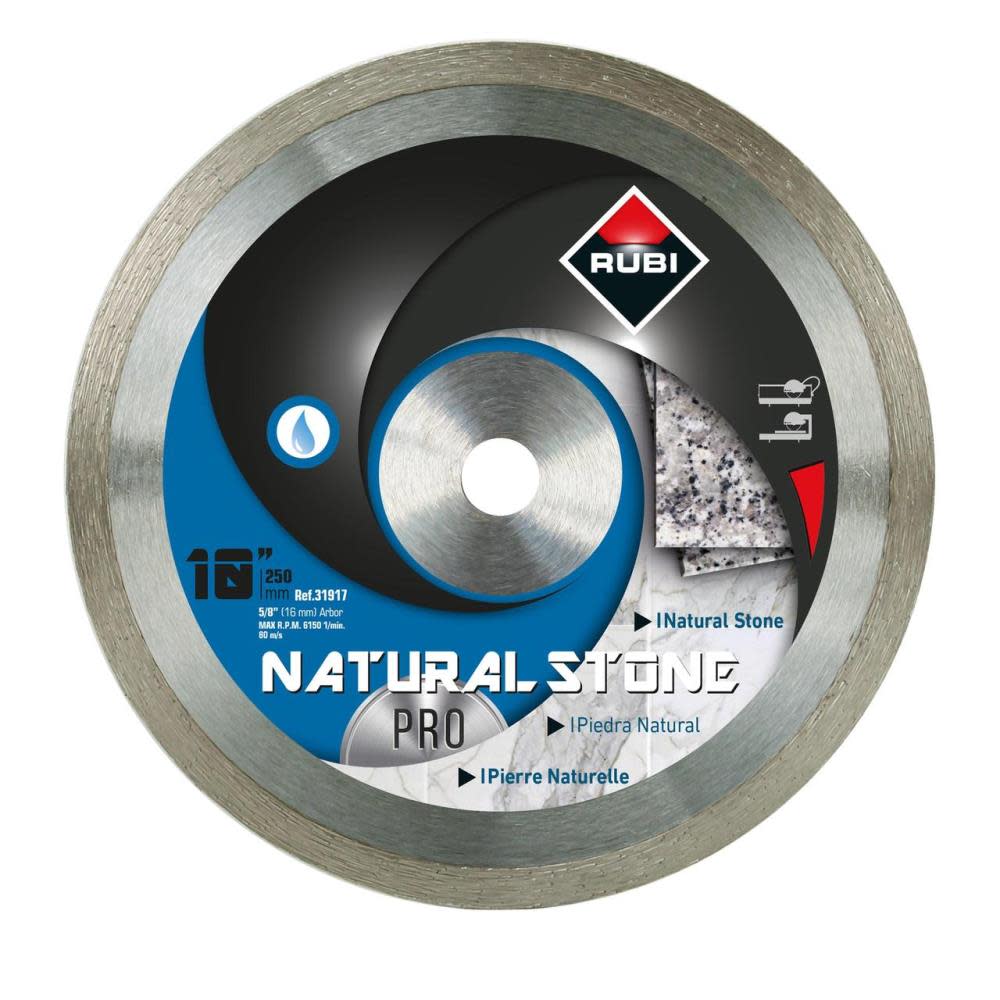 

Rubi Tools 10 In. Diamond Natural Stone Blade