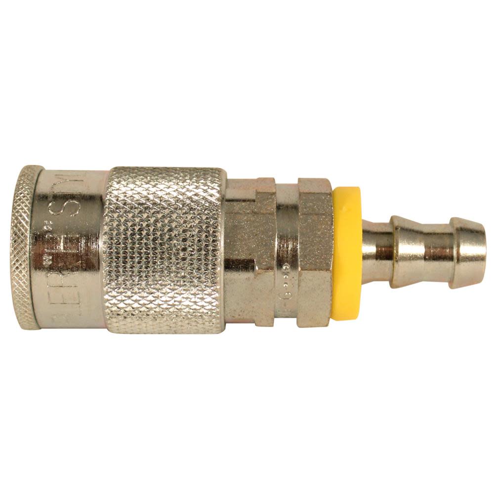 

Milton 1796-6 3/8" Hose Barb H Style Push On and Lock Coupler