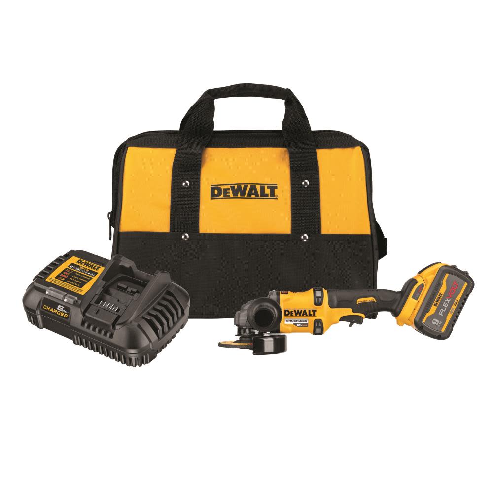 

DEWALT FLEXV 60V MAX* 4 1/2" - 6" Grinder with Kickback Brake Kit