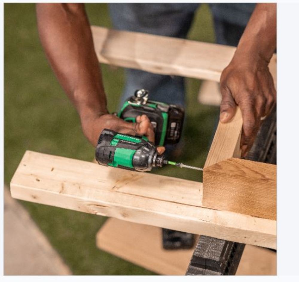 Metabo HPT Pro Bundle 1 3 4 Inch Coil Roofing Nailer with BONUS Impact Driver Kit KNV45AB2M Acme Tools