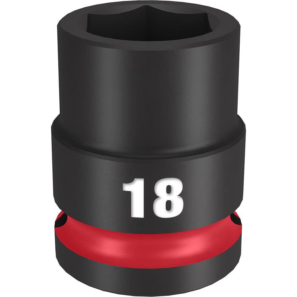

Milwaukee Impact Socket 1/2" Drive 18mm Standard 6 Point