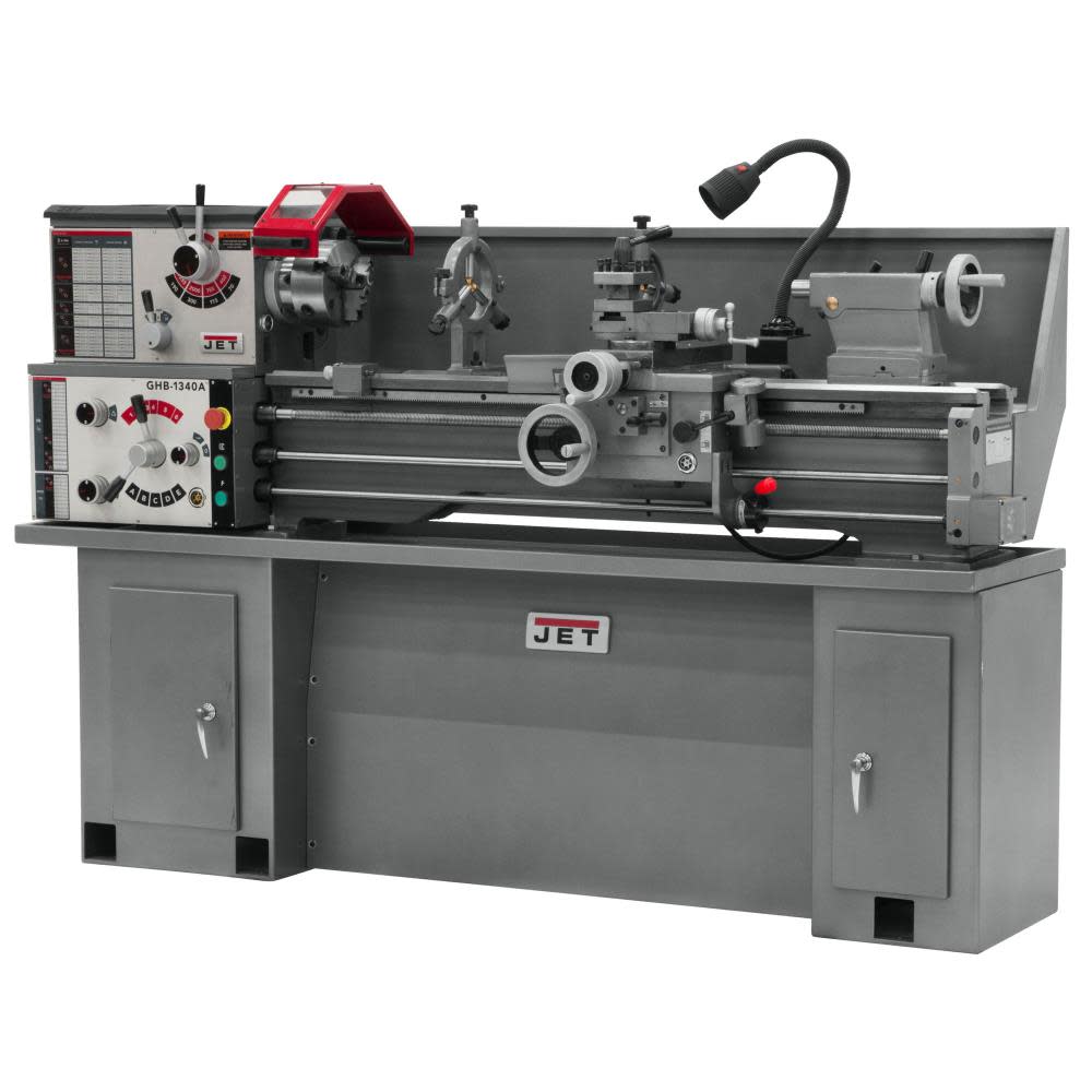 GHB-1340A, Bench Lathe with Collet Closer - 321124 - By Brand  sku 321124