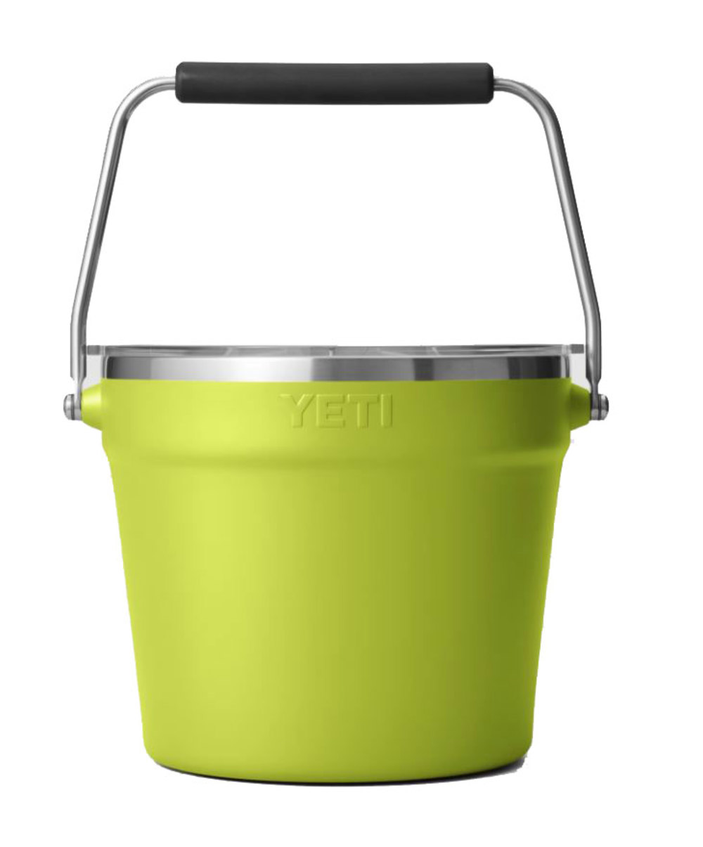 Yeti Rambler Beverage Bucket with Lid Chartreuse 21071502520 Acme Tools