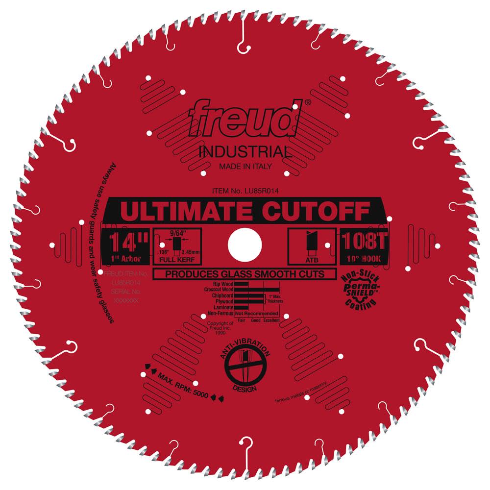 

Freud 14" Ultimate Cut-Off Blade with Perma-SHIELD Coating