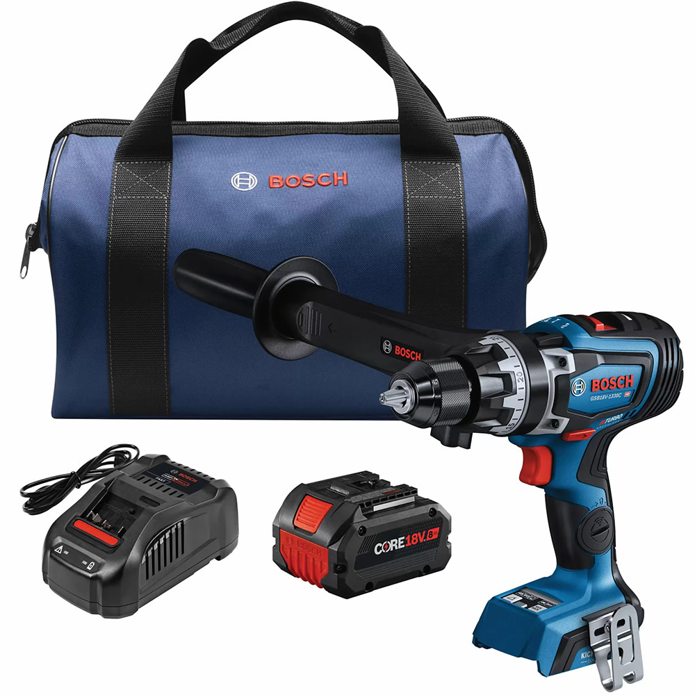 Bosch PROFACTOR 18V Connected Ready 1/2in Hammer Drill/Driver Kit ...