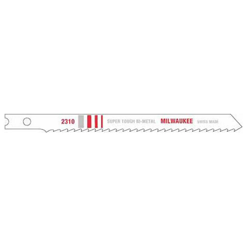 

Milwaukee Jig Saw Blade Bi-Metal 10 Teeth Per Inch 4-1/8 in. Length