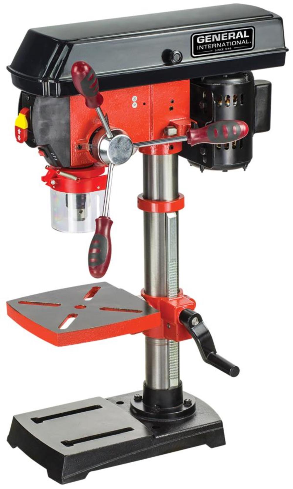 

General International 10" Drill Press Laser LED Light 5 Speed 3 Amp