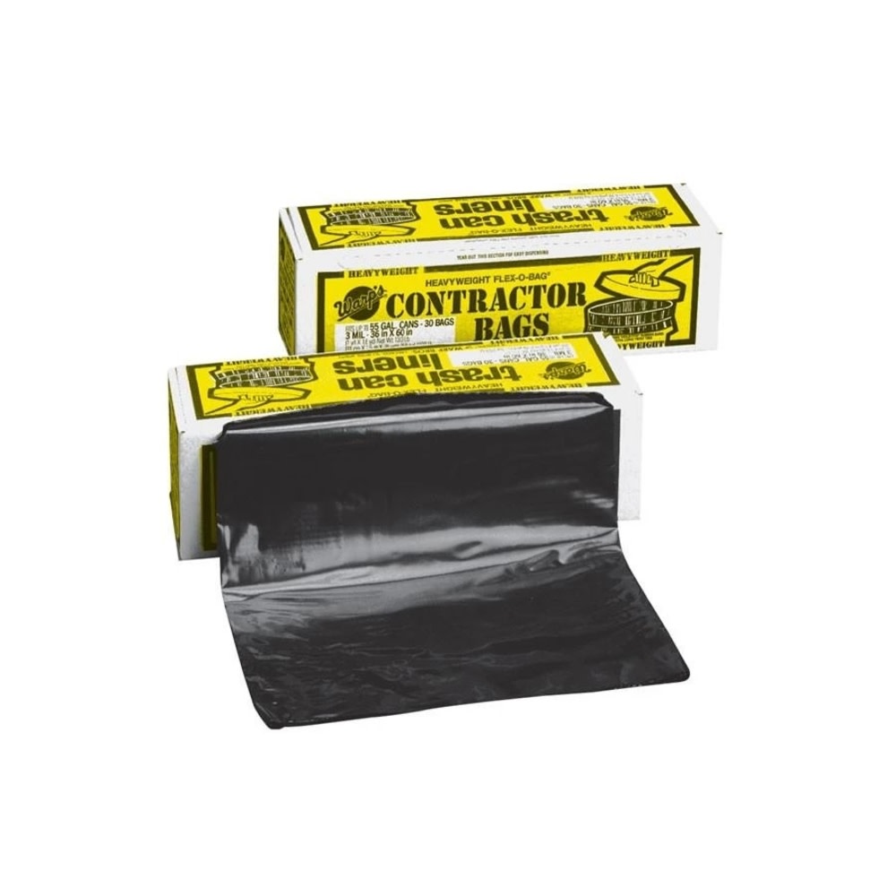 

55 Gallon 3 Mil Trash Bags- Pack of 30 Bags