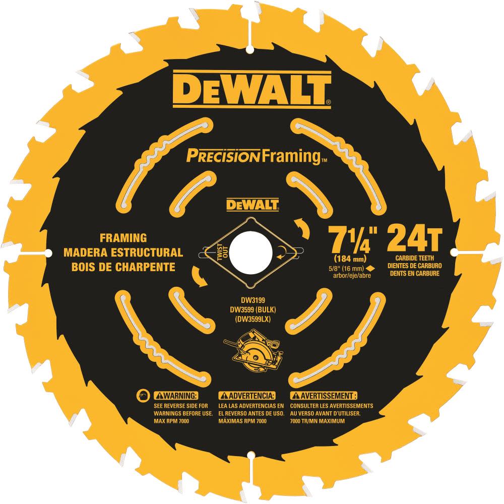 

DEWALT 7-1/4 In Thin Kerf Framing Blade
