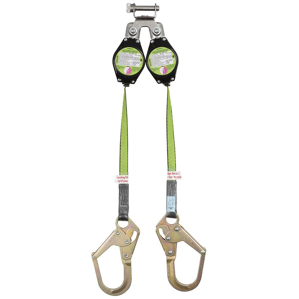 

Dual Self-Retracting Lifeline (SRL), 2 Ladder Hooks, 7.5 Ft. L.