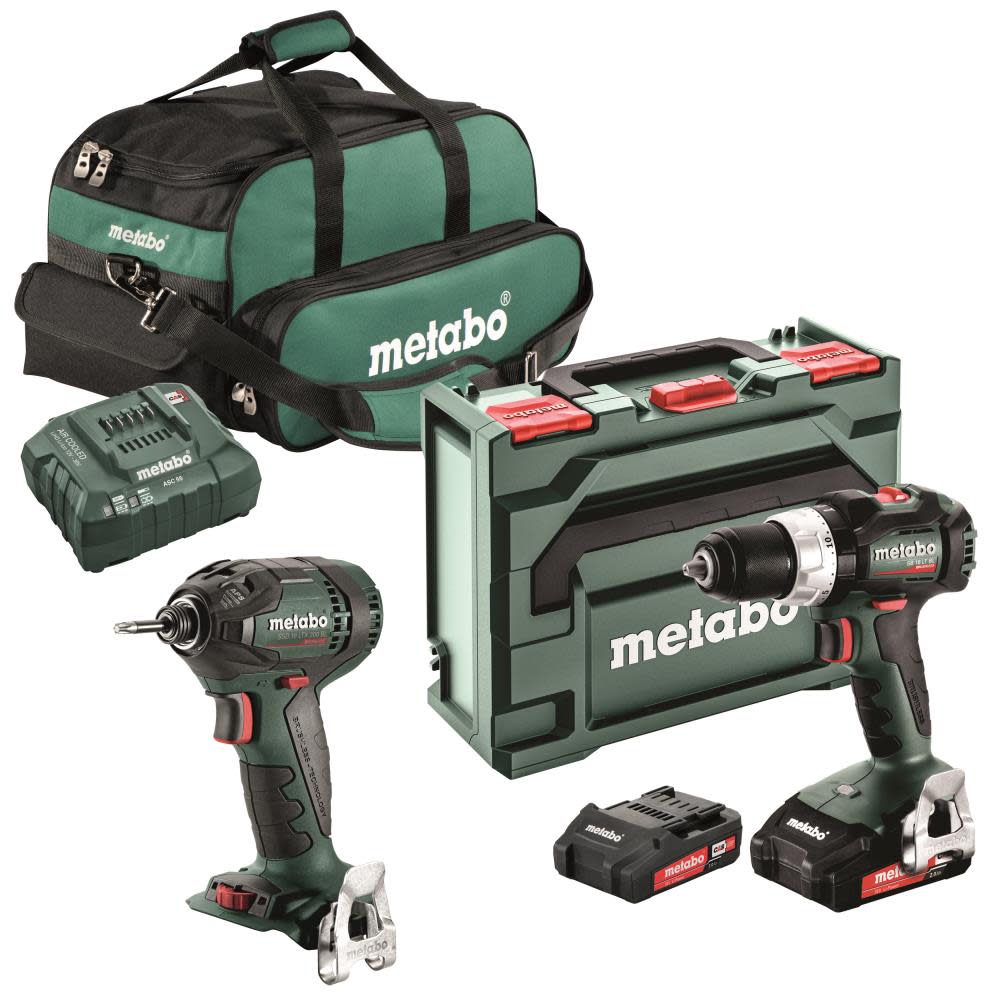 

Metabo 18V Hammer Drill & Impact Driver Combo Kit