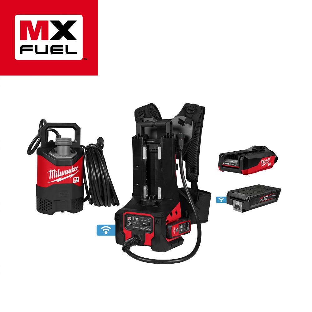 Milwaukee MX FUEL 1HP 2 Inch Submersible Pump Kit MXF211-1XC