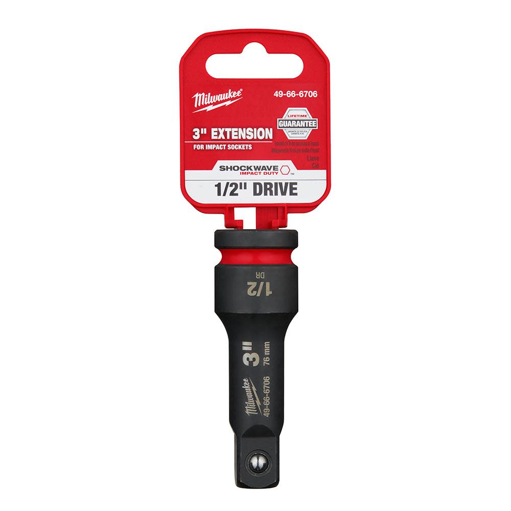 Milwaukee SHOCKWAVE Impact Duty 1/2inch Drive 3inch Extension 49