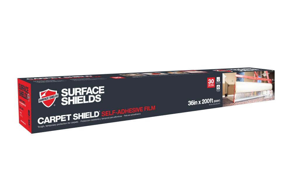 

Surface Shield 36in x 200ft Carpet Shield Self Adhesive Protection Film
