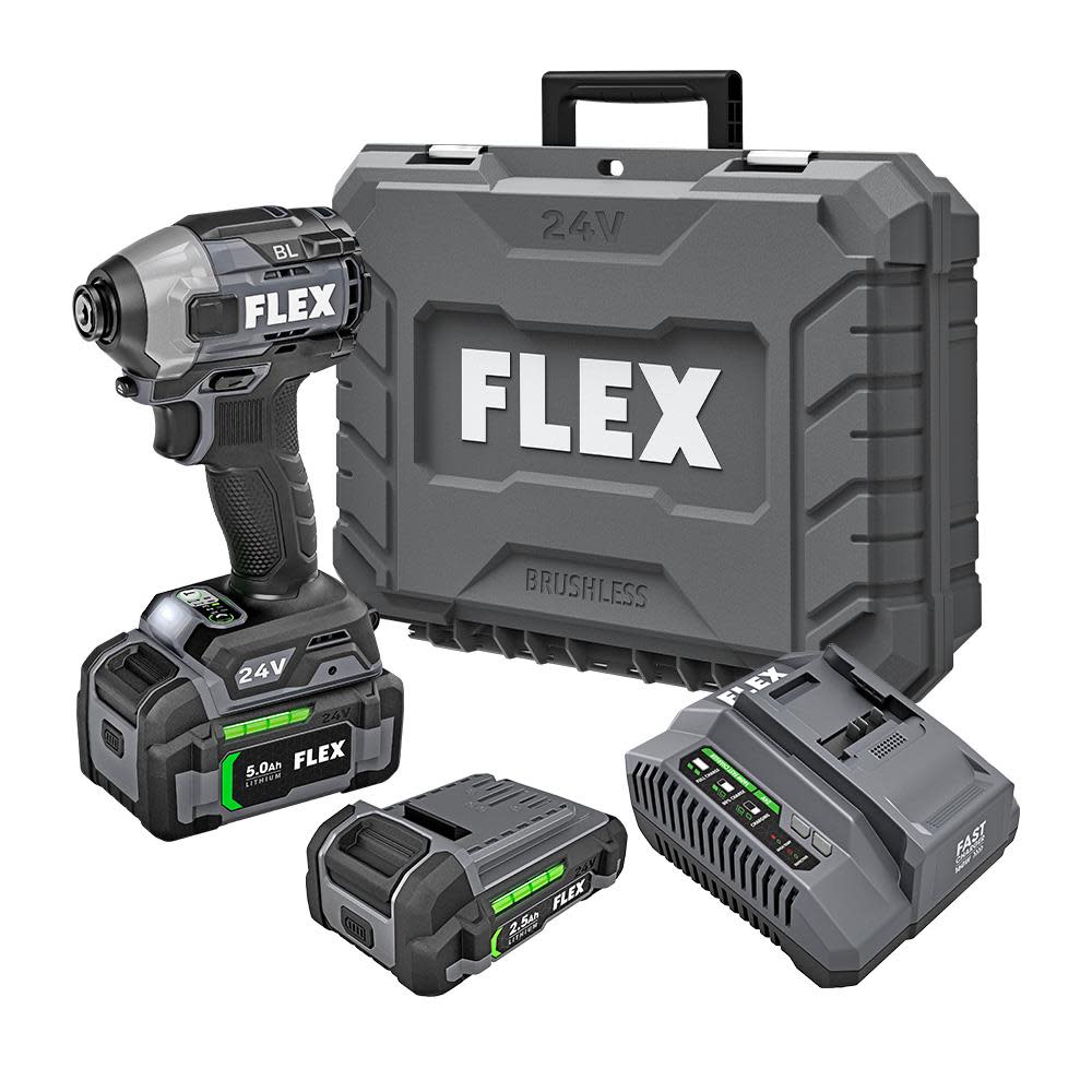 

FLEX 1/4-In. Quick Eject Hex Impact Driver With Multi-Mode Kit