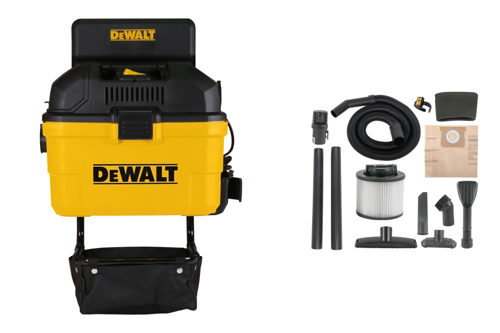 

DEWALT 6 Gallon Wall Mounted Wet/Dry Vacuum with Wireless on/off Control