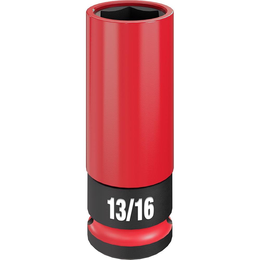 

Milwaukee SHOCKWAVE Impact Duty Socket 1/2 Drive 13/16" SAE Lug Nut Wheel