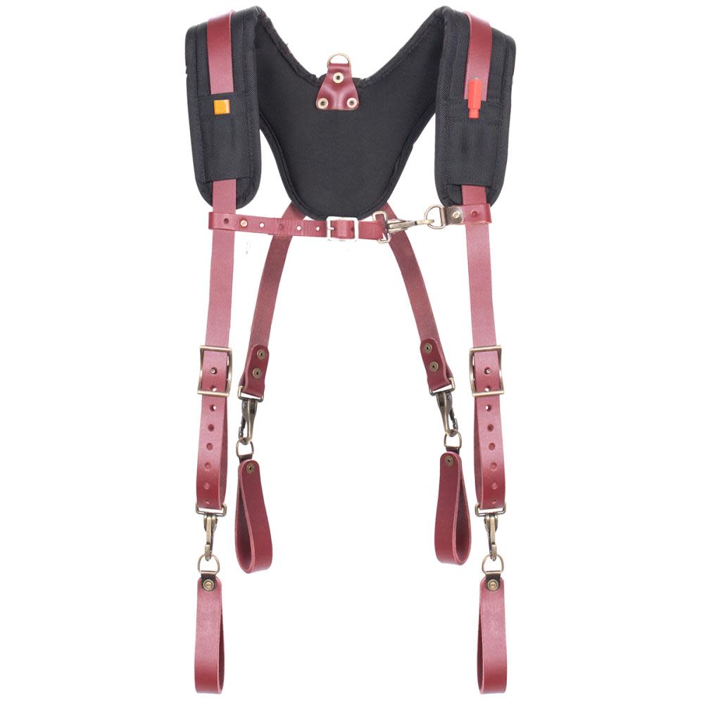 

CLC Padded Yoke Leather Suspenders - Fully-Adjustable