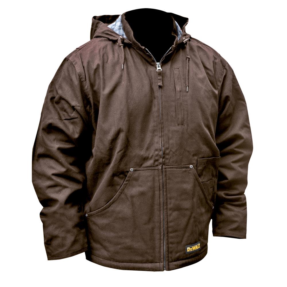 

DEWALT Unisex Heated Bare Tool Heavy Duty Work Coat Tobacco 3X