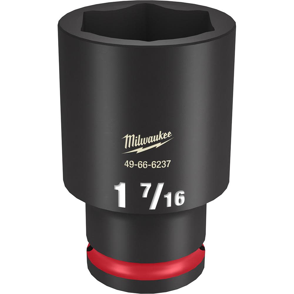 

Milwaukee Impact Socket 1/2" Drive 1 7/16" Deep 6 Point