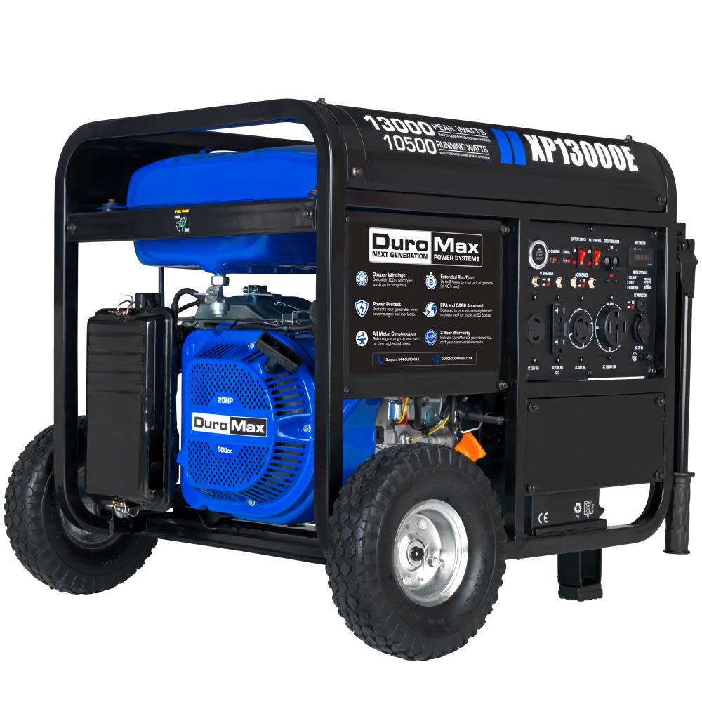 

Duromax 13000-Watt Gas Powered Portable Generator